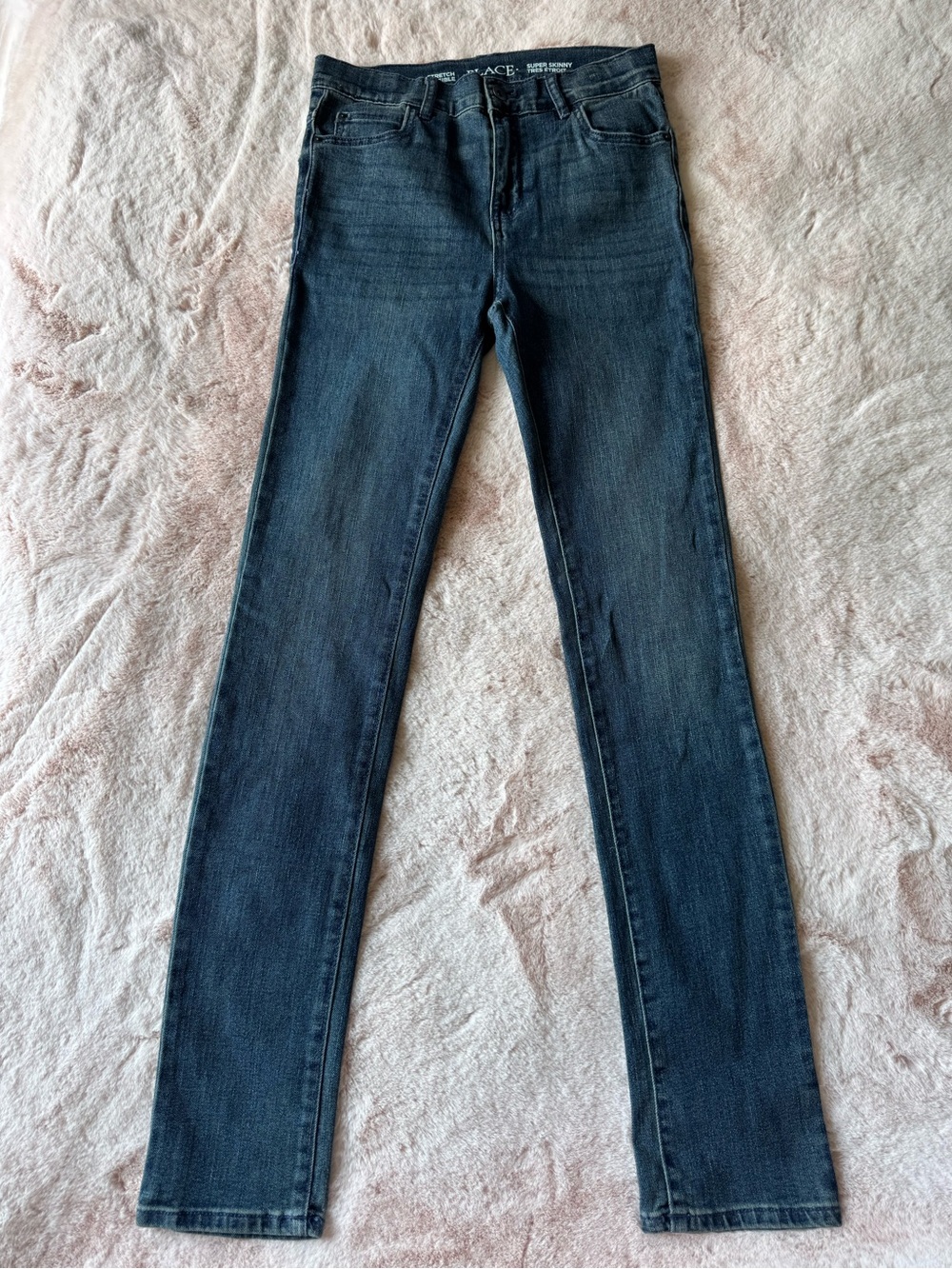 NWT The Children’s Place Super Skinny Stretch Denim Jeans Size 16 Slim Boys